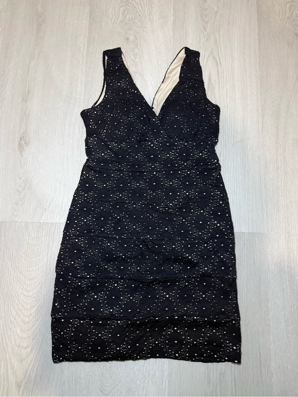 Sweet Storm Black Sequin V-Neck Mini Dress